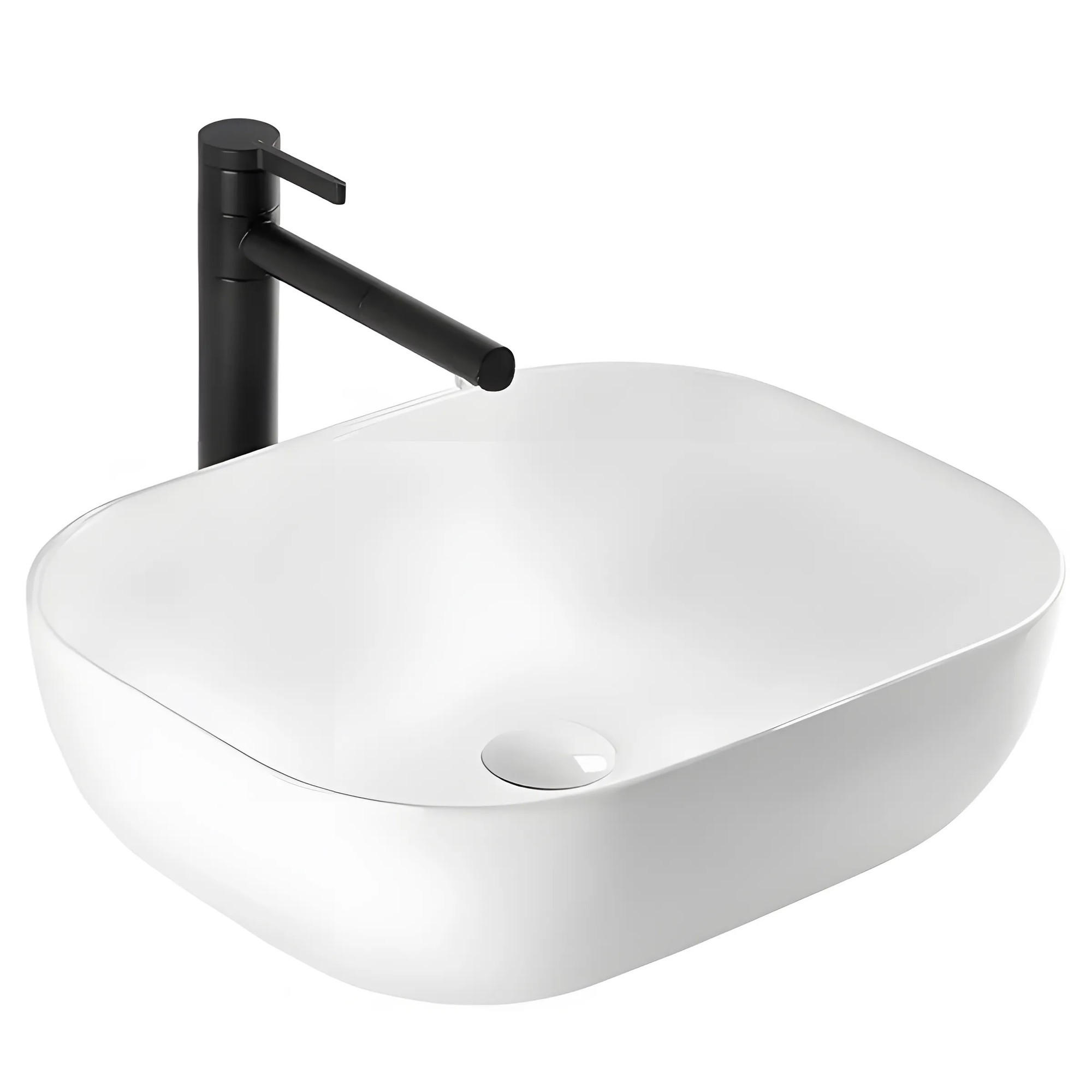 REA Aufsatzwaschbecken Weiß 40x14x50.5 cm