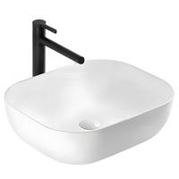 AUFSATZWASCHBECKEN Rea Mona Slim - Weiß, Keramik (40/14/50.5cm) - REA