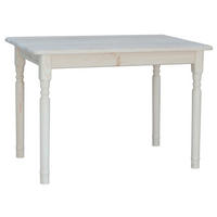 KOMA Esstisch KM869599 aus massivem Kiefernholz, 130 × 70 cm, Unbehandelt - Naturfarben/Kieferfarben, Holz (70/75/130cm) - Koma