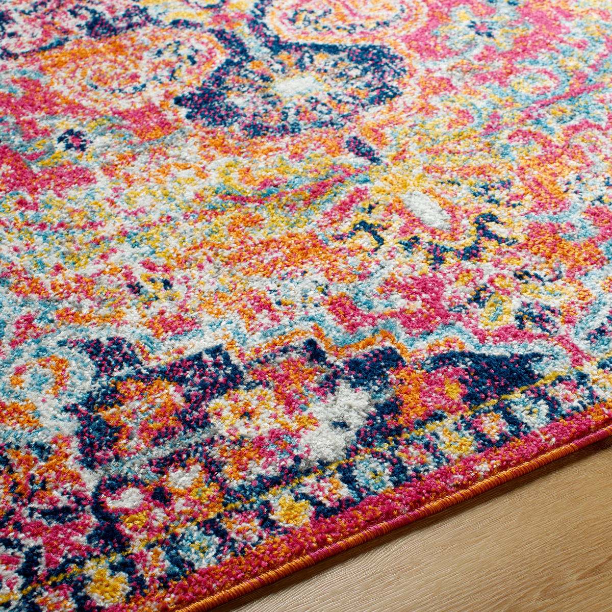 VINTAGE-TEPPICH 120x170 cm Orange - Orange, Textil (120/170cm)