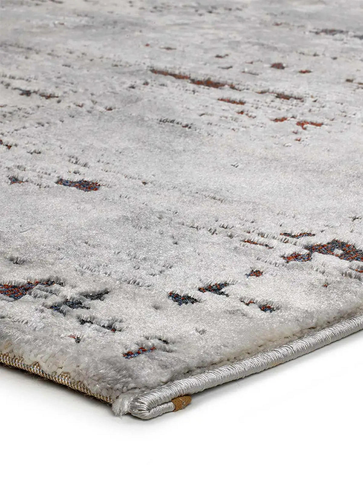 WEBTEPPICH Grau / Mehrfarbig Graceful 120/170 cm - Multicolor/Grau, Naturmaterialien/Textil (120/170cm) - Atticgo