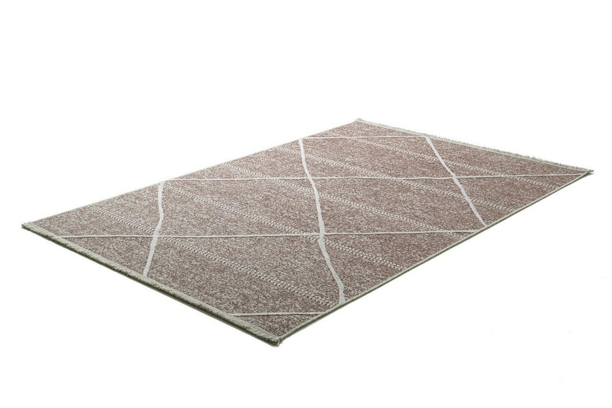 FLACHWEBTEPPICH Braderup 200x290 cm - Rot, Textil (200/290cm) - Sansibar SYLT