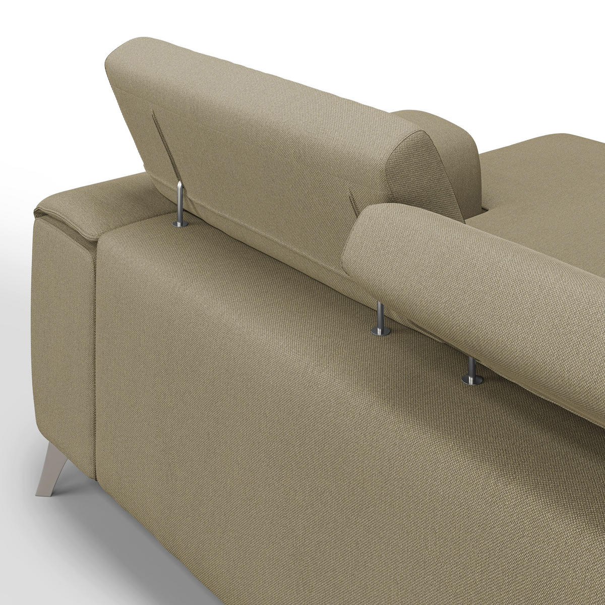 ECKSOFA LINKS Fusion - Beige, Textil (260/102cm) - Divani.store
