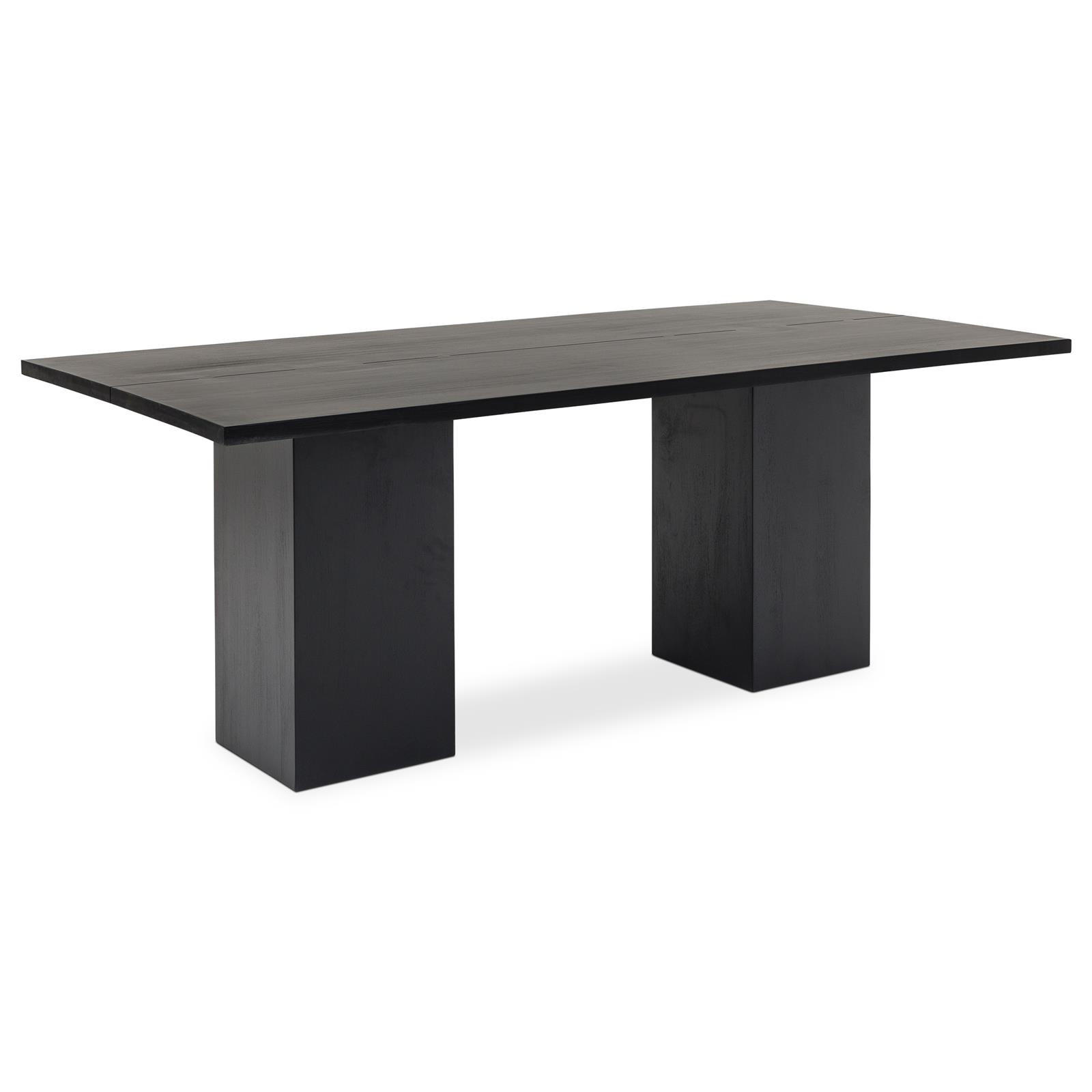 ESSTISCH MAHO schwarz - Schwarz, Holz (100/200/76cm) - IDIMEX