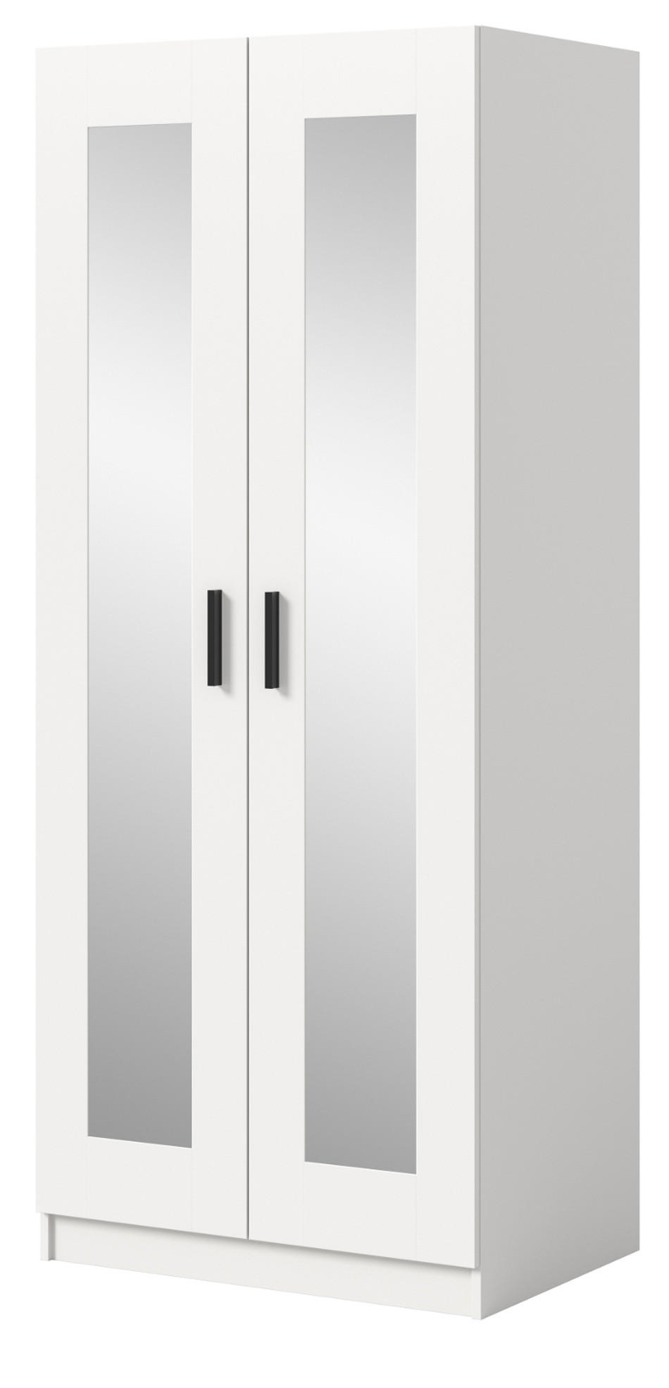 Inn.Furn Kleiderschrank Weiß 80x194x56 cm