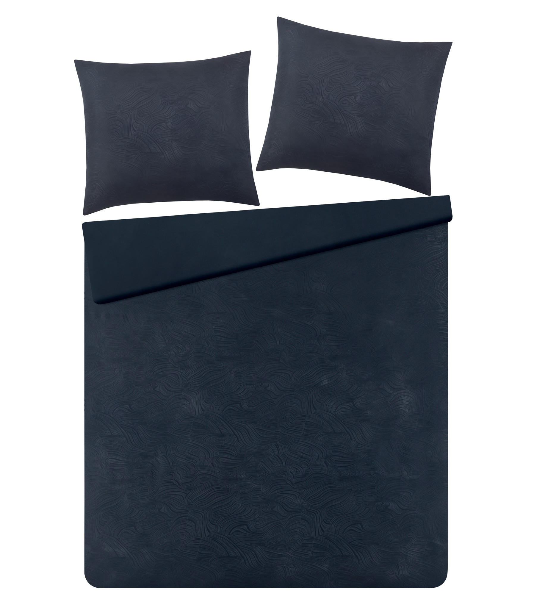 BETTWÄSCHE Linno - Schwarz, Textil (200/220cm) - home&you