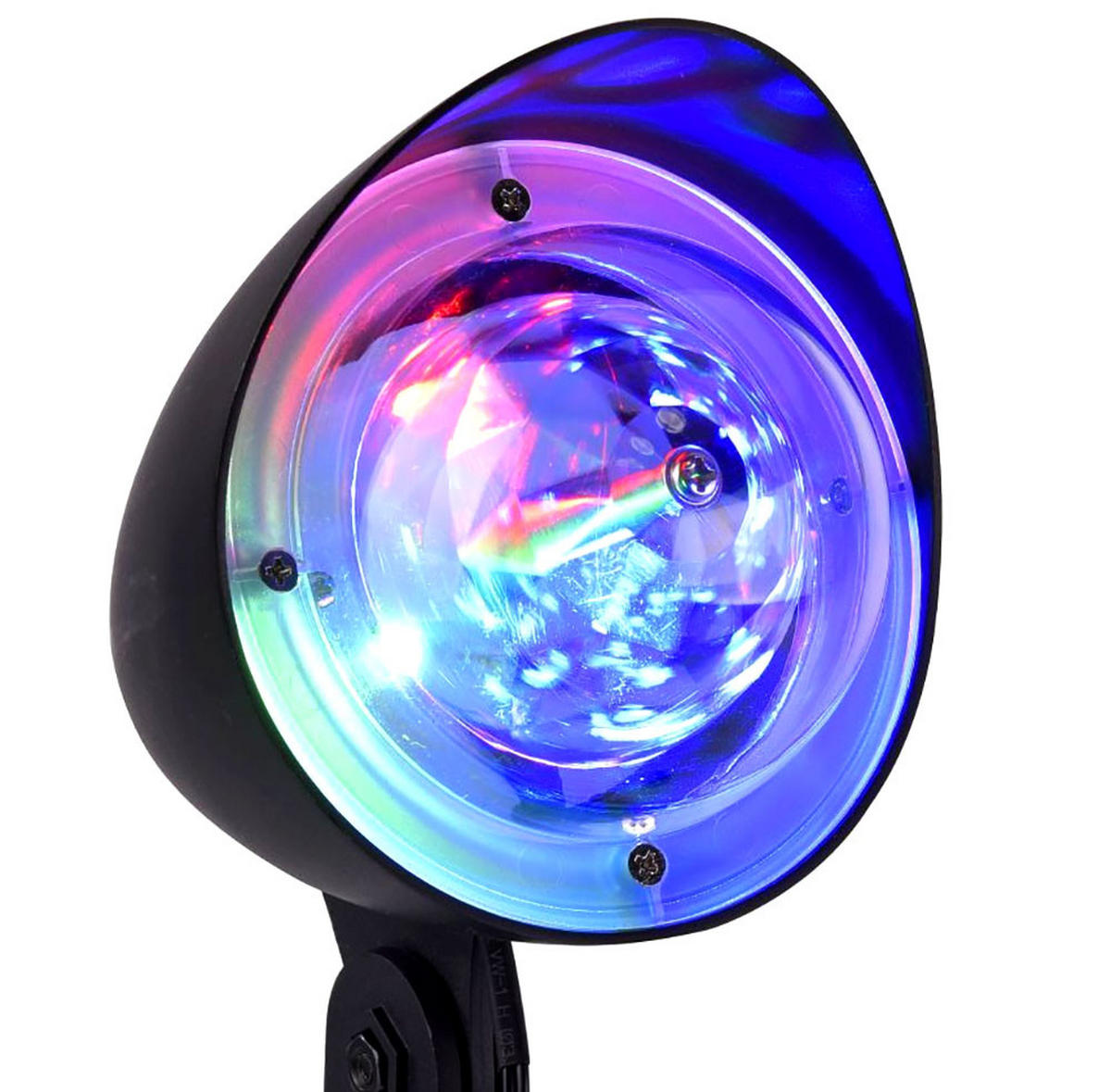 LED AUSSENLEUCHTE RGB Schwarz Erdspieß - Schwarz, Kunststoff (14/9/45.5cm)