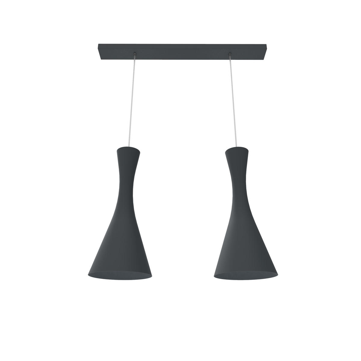 HÄNGELEUCHTE - Anthrazit, Metall (20/70/120cm) - Lumicom