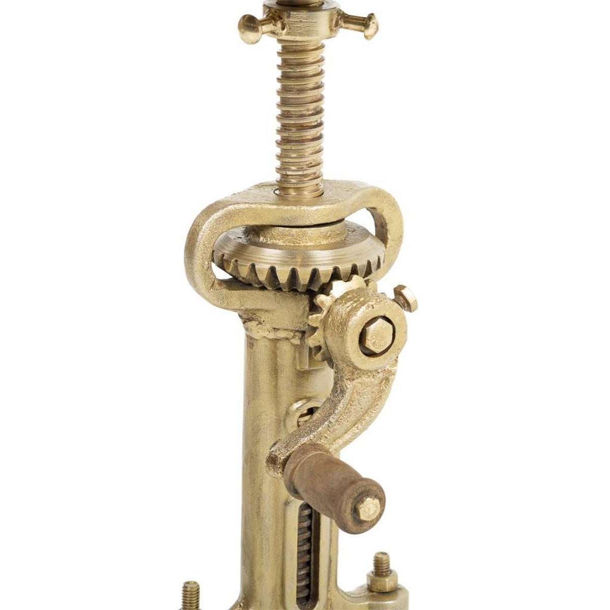 HOCKER aus Metall, braun, 38x56cm - Braun, Fell (38/38/56cm) - Wanderlust