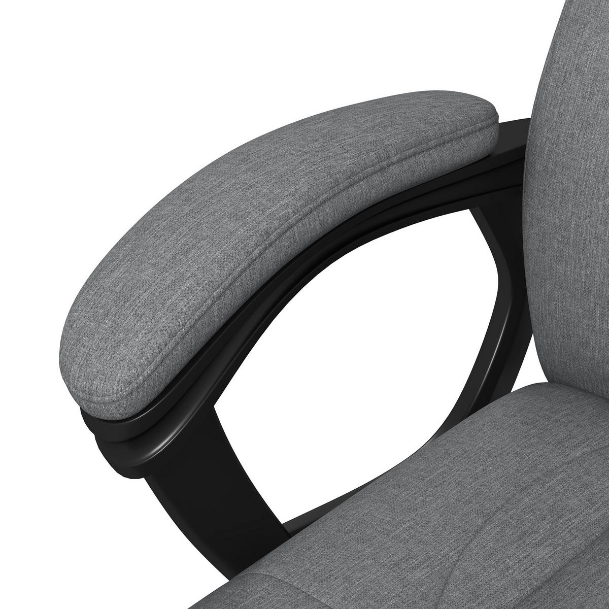 DREHSTUHL DE-05137 Höhenverstellbar mit Wippfunktion Grau - Grau, Metall (75/120/66cm) - ComfortXL