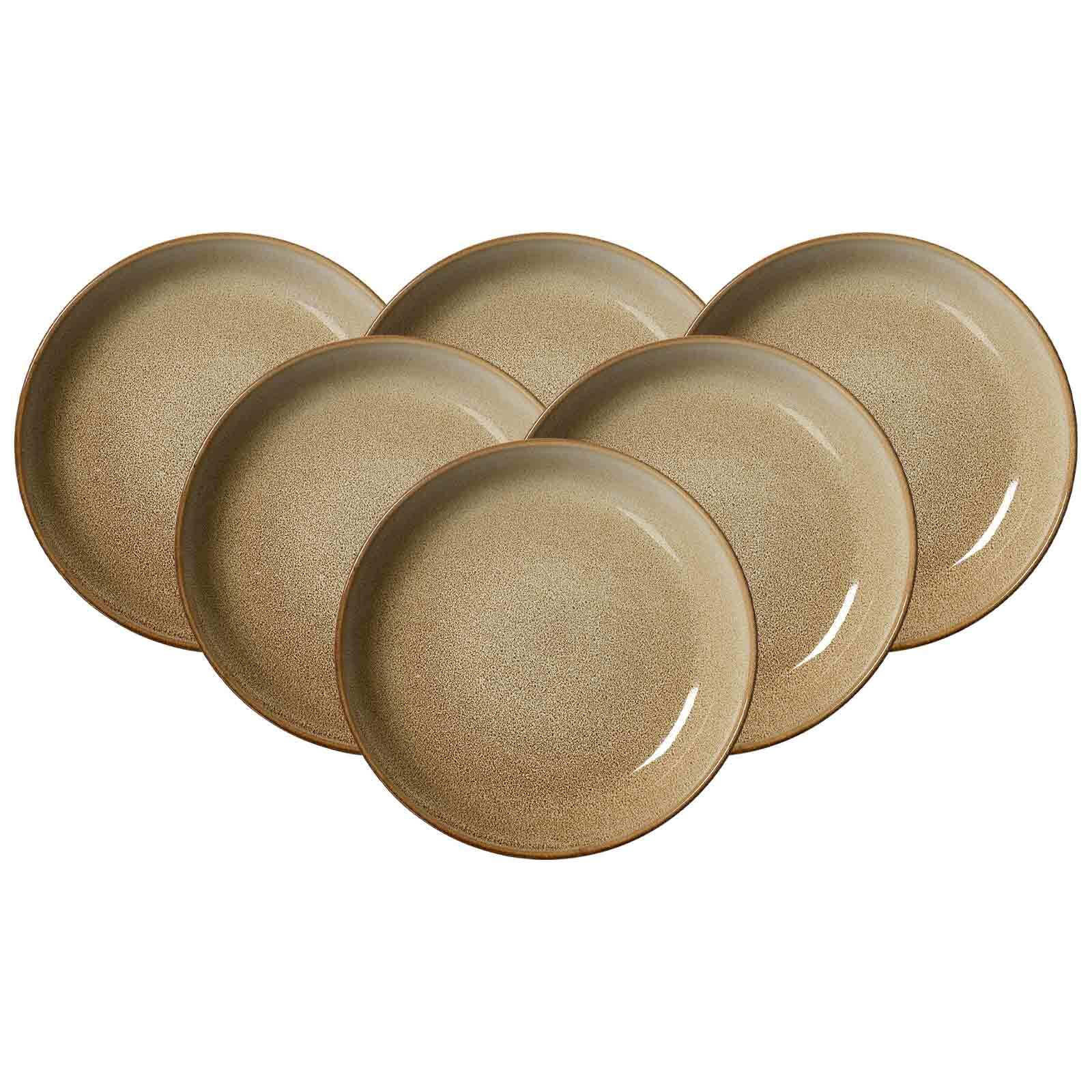 SUPPENTELLER Alicante Braun ø 21 cm 6er Set - Braun, Keramik (21cm) - Ritzenhoff Breker