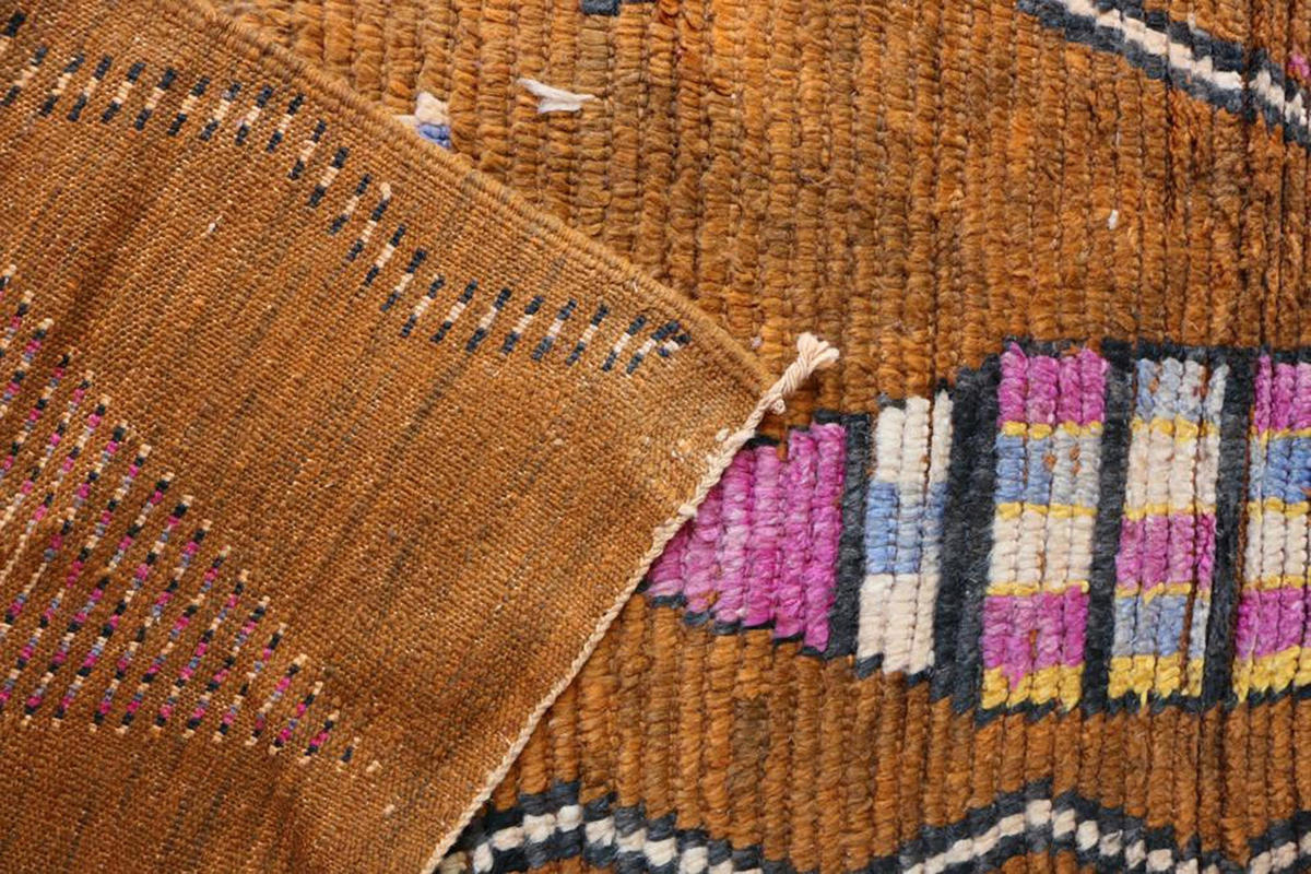 BERBERTEPPICH aus reiner Wolle 74x 596 cm - Multicolor, Naturmaterialien (74/596cm) - AFK Living