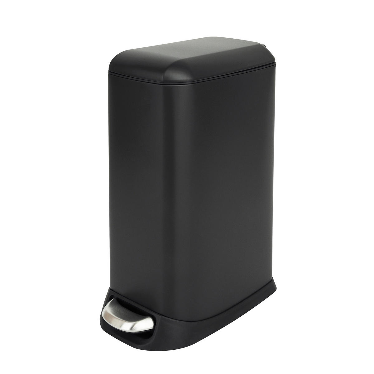 MÜLLEIMER TS12 12L Schwarz - Schwarz, Metall (20/47/35cm) - SVITA