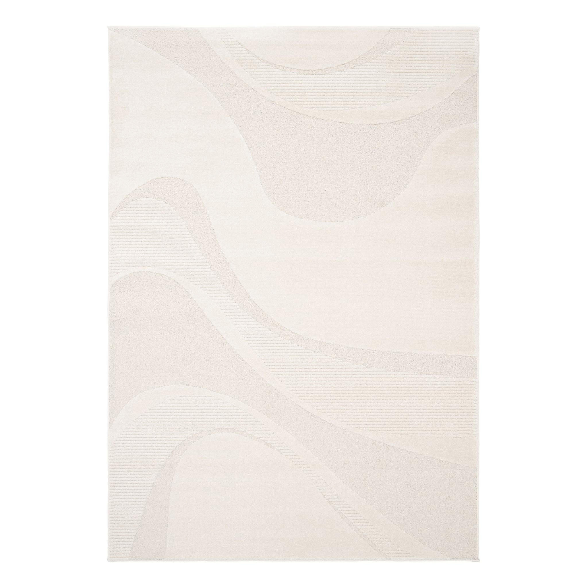TEPPICH sehr weich grafisch beige - Beige, Textil (120/170cm) - AFK Living