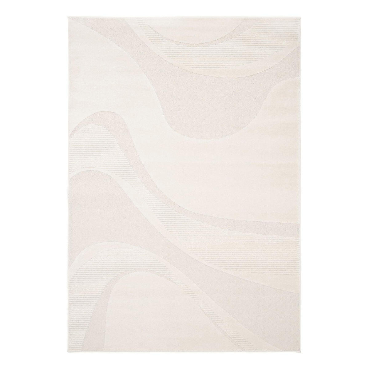 TEPPICH sehr weich grafisch beige - Beige, Textil (120/170cm) - AFK Living