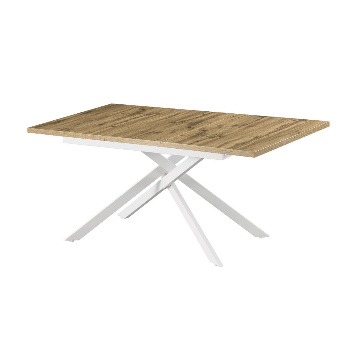 ESSTISCH BEA 120-160/80/76 cm Eiche - Eichefarben, Holz (80/120/76cm) - B&D Home