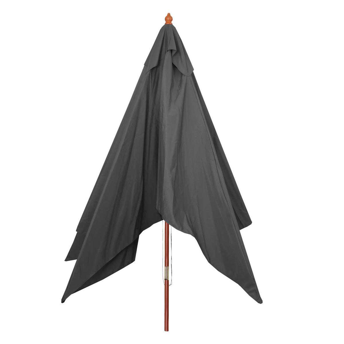 SONNENSCHIRM Anthrazit - Anthrazit, Holz (400/300cm) - MCW