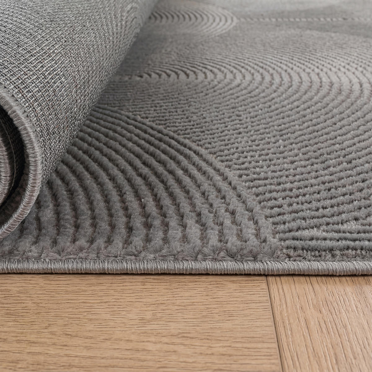 KURZFLORTEPPICH 80/150 cm Tinos 571 - Anthrazit, Textil (80/150cm) - Paco Home