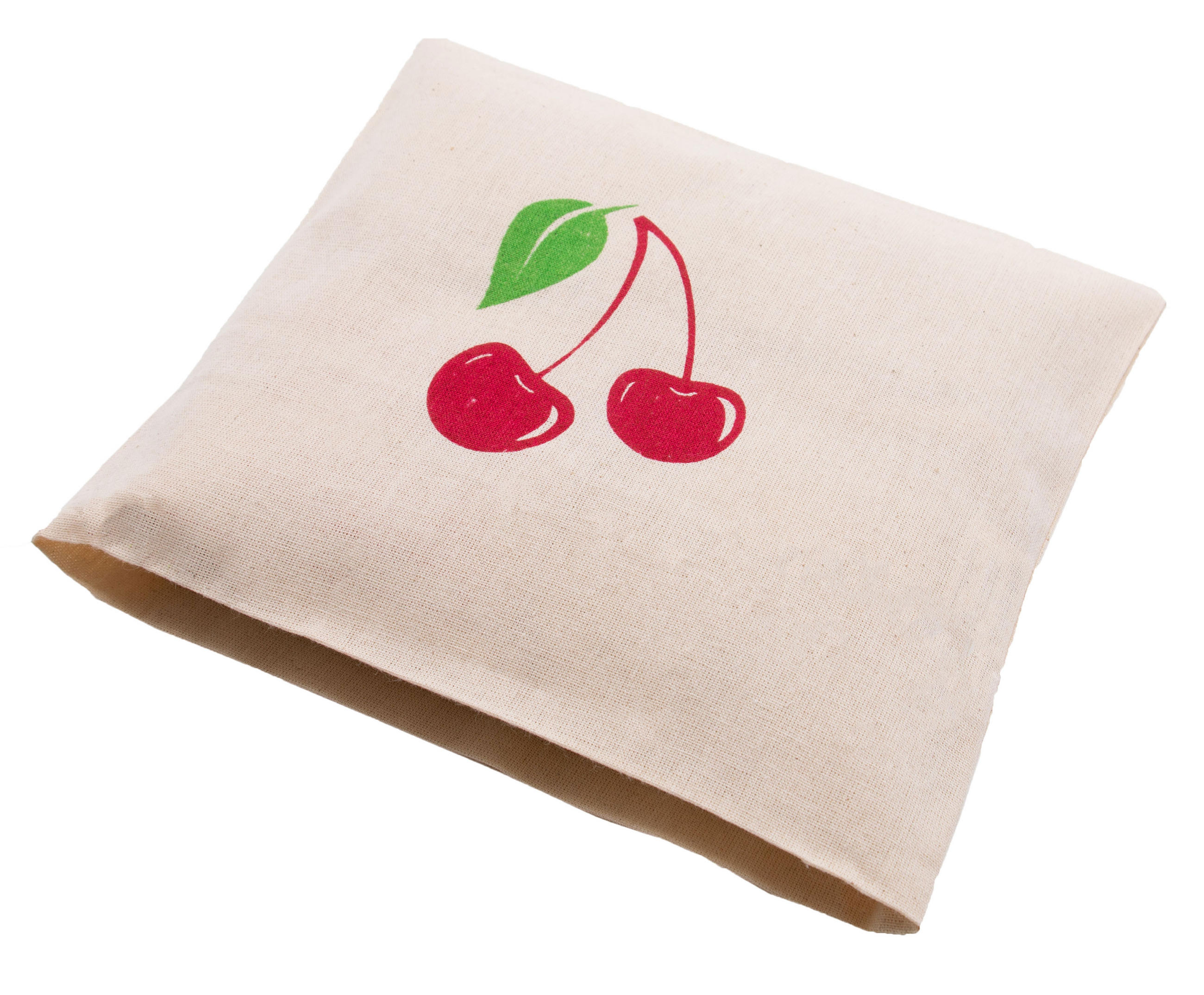 WÄRMEKISSEN, 21x21 cm, 100% Baumwolle, Weiß - Beige, Textil (21/3/21cm) - Zollner