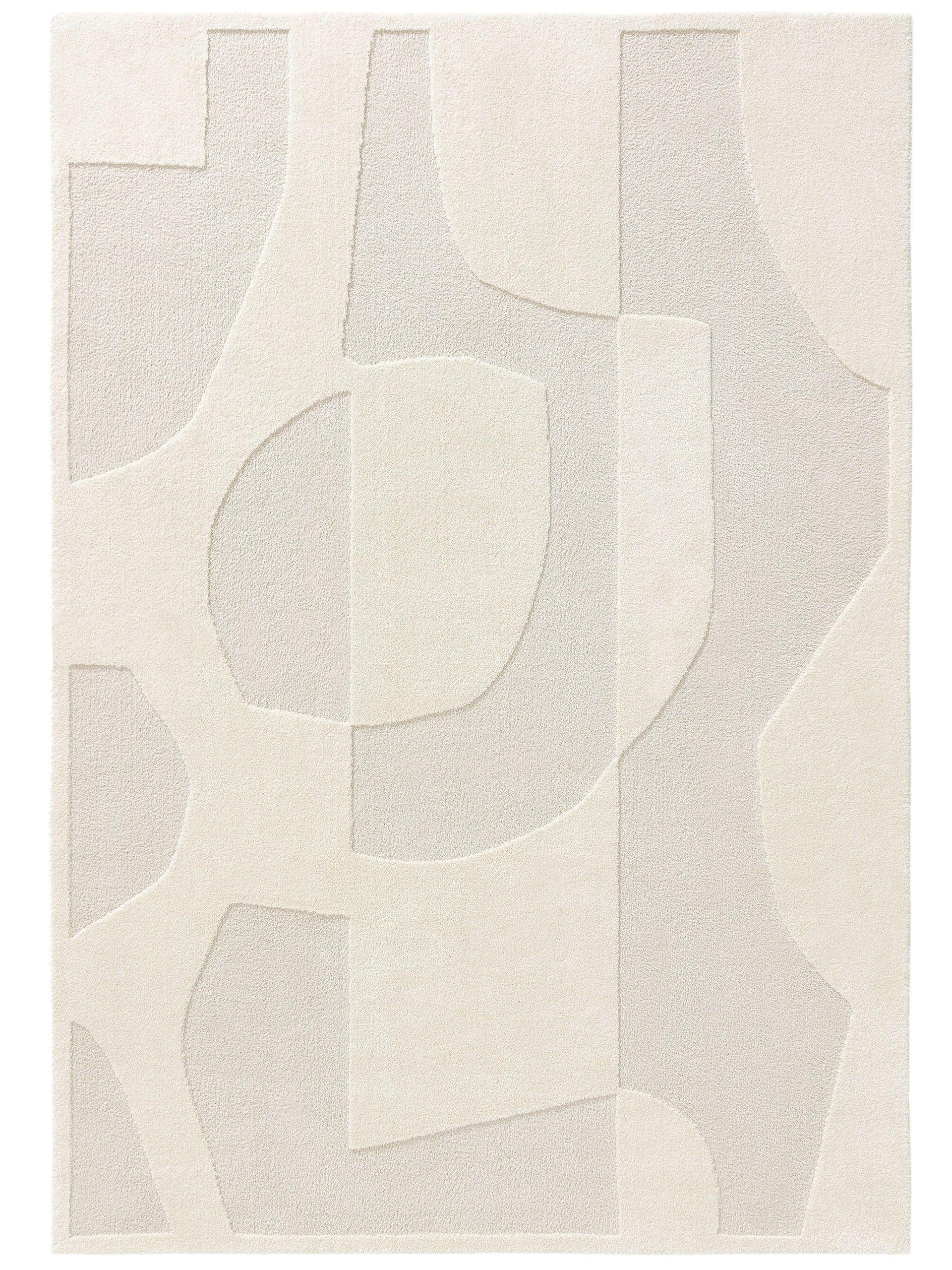 TEPPICH Eve Cream/Beige 140x200 cm - Creme, Textil (140/200cm) - benuta Nest