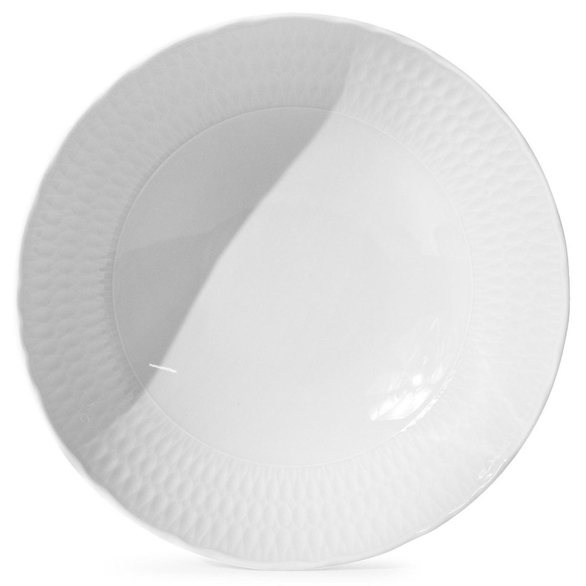 SALATSCHÜSSEL CMIELOW SOFIA aus Porzellan - Weiß, Keramik (17/17/7cm) - KONSIMO®