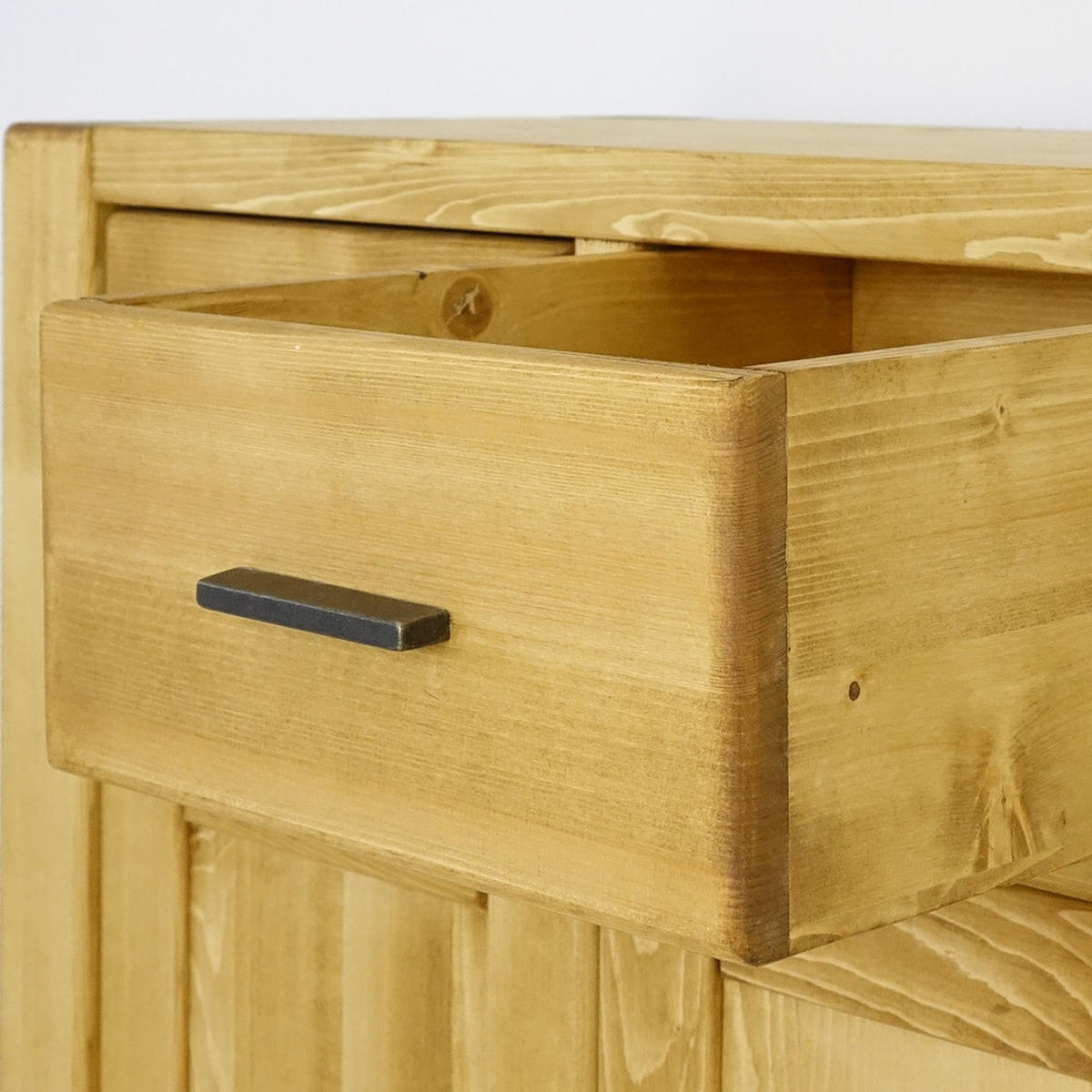 KOMMODE aus Massivholz SARA - Honig, Holz (90/85/45cm) - Seart