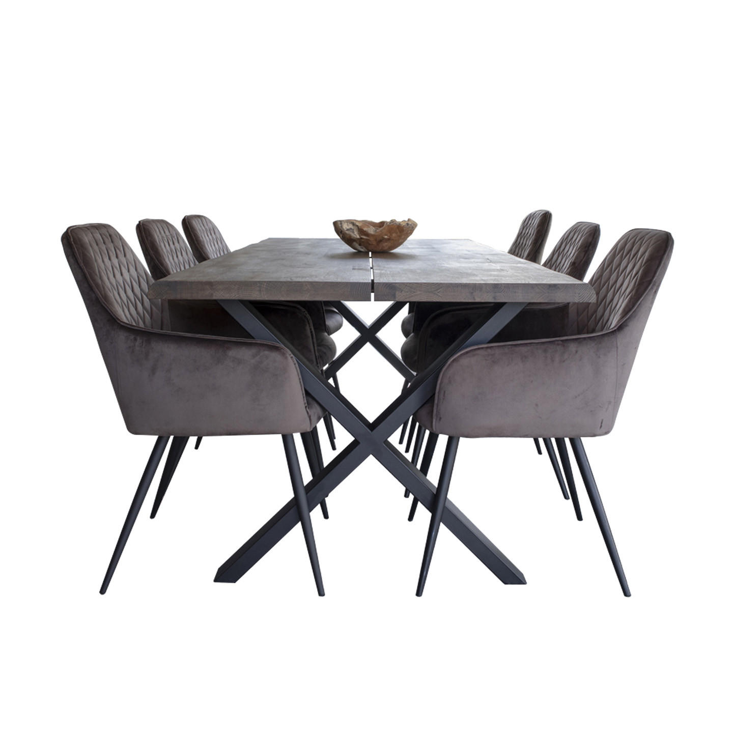TISCHGRUPPE Violet - Violett, Holzwerkstoff (95/76/200cm) - ebuy24