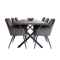 TISCHGRUPPE Violet - Violett, Holzwerkstoff (95/76/200cm) - ebuy24