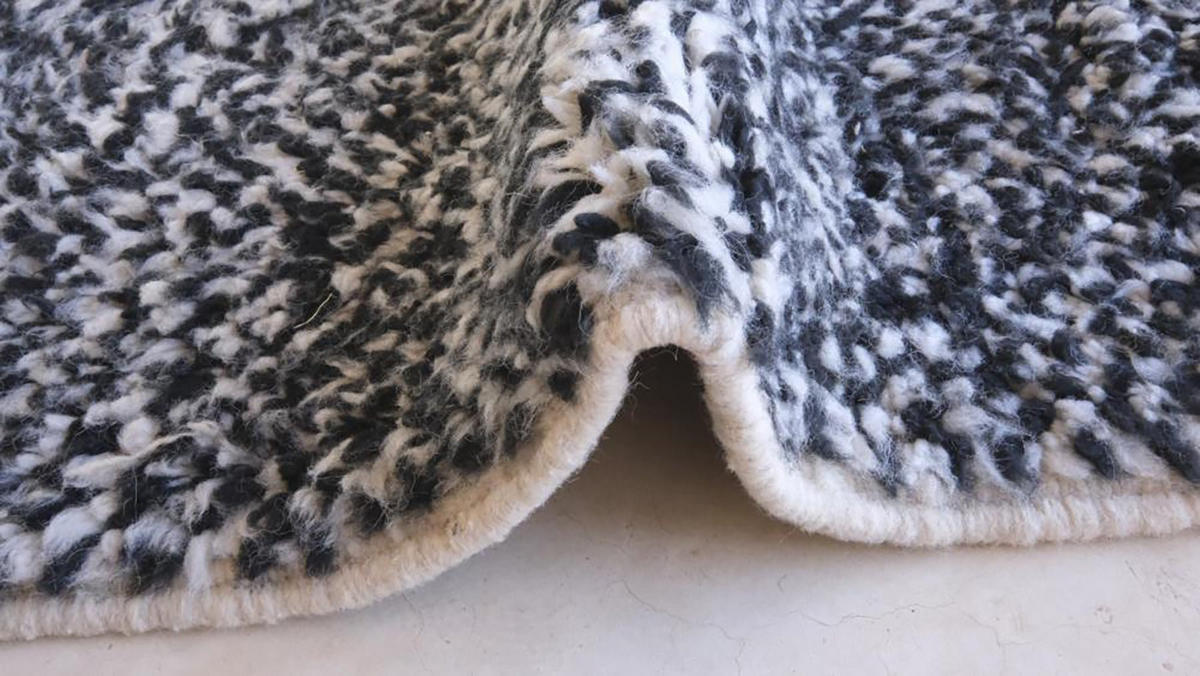 BERBERTEPPICH aus reiner Wolle 209x 300 cm - Grau, Naturmaterialien (209/300cm) - AFK Living