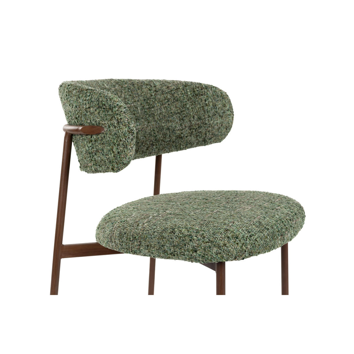 BARHOCKER Claes mit Rückenlehne 65 cm Grün - 2 er Set - Grün, Kunststoff (44/94/51cm)