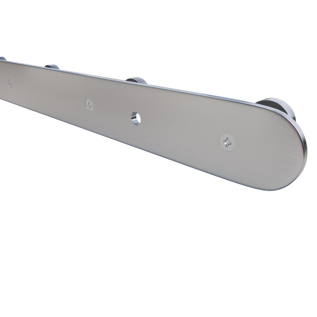 GARDEROBENLEISTE 46/2.55/2.55 cm - Silberfarben, Metall (2.55/2.55/46cm) - Intirilife