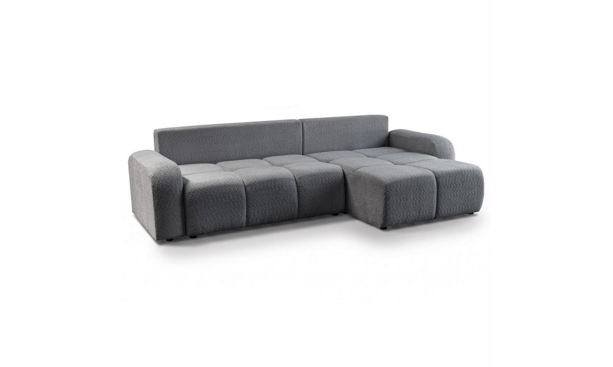 ECKSOFA MALIBU XL 275/150/87 cm Coral 80 - Anthrazit, Textil (275/150cm) - Lookway