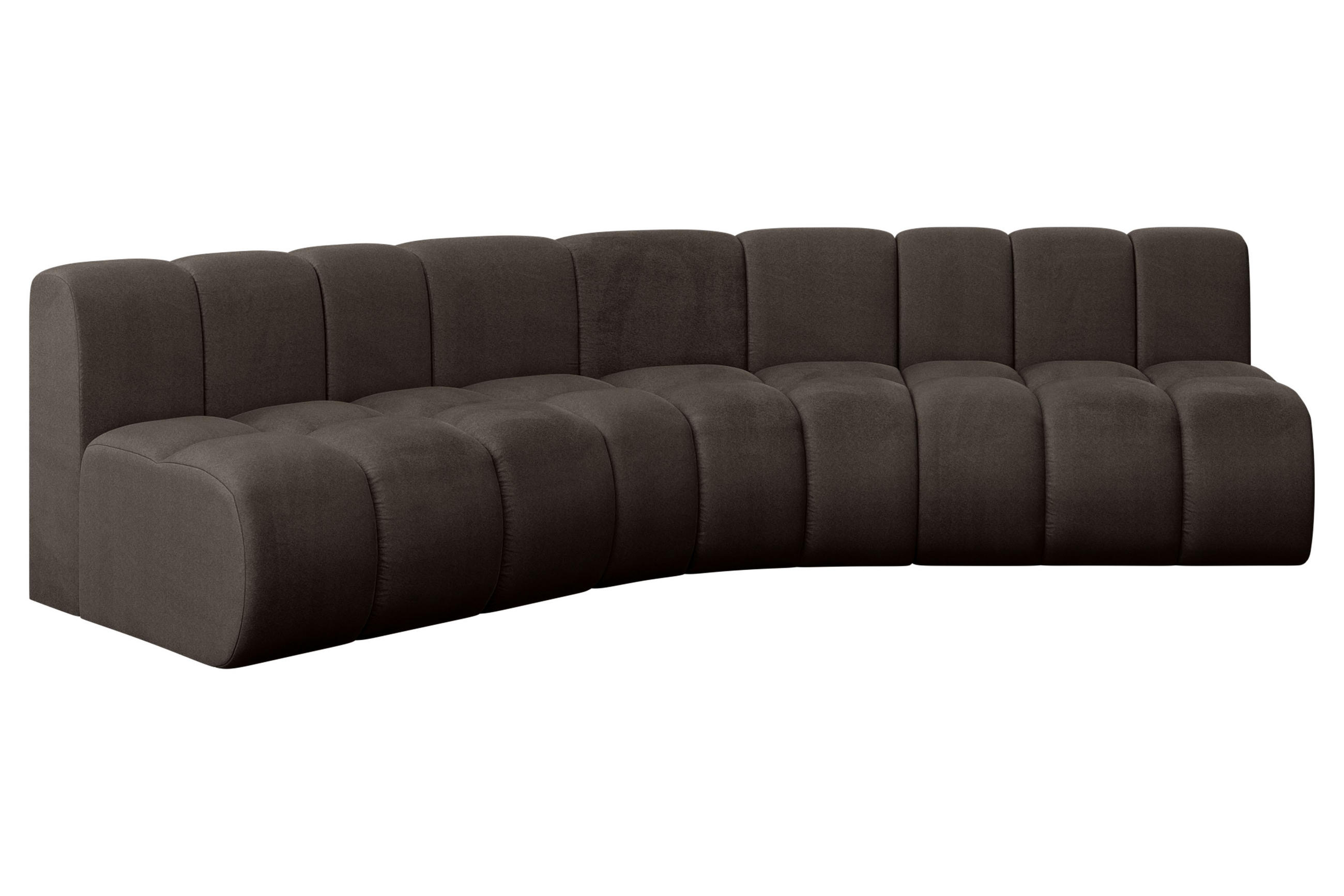 Altdecor Ecksofa Braun 290x174 cm