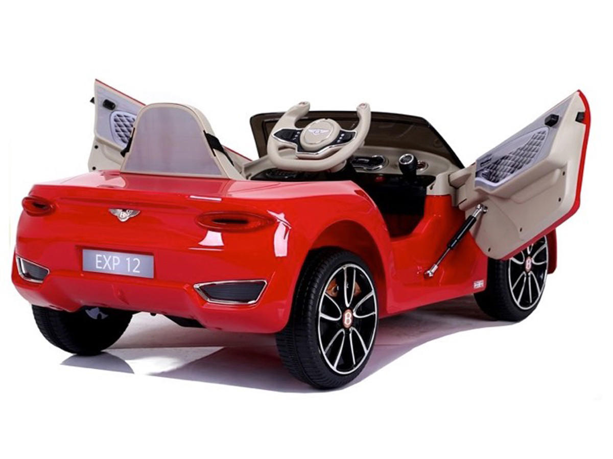 KINDER ELEKTROAUTO Bentley EXP 12 rot - Rot, Kunststoff (108/60/43cm) - TPFLiving