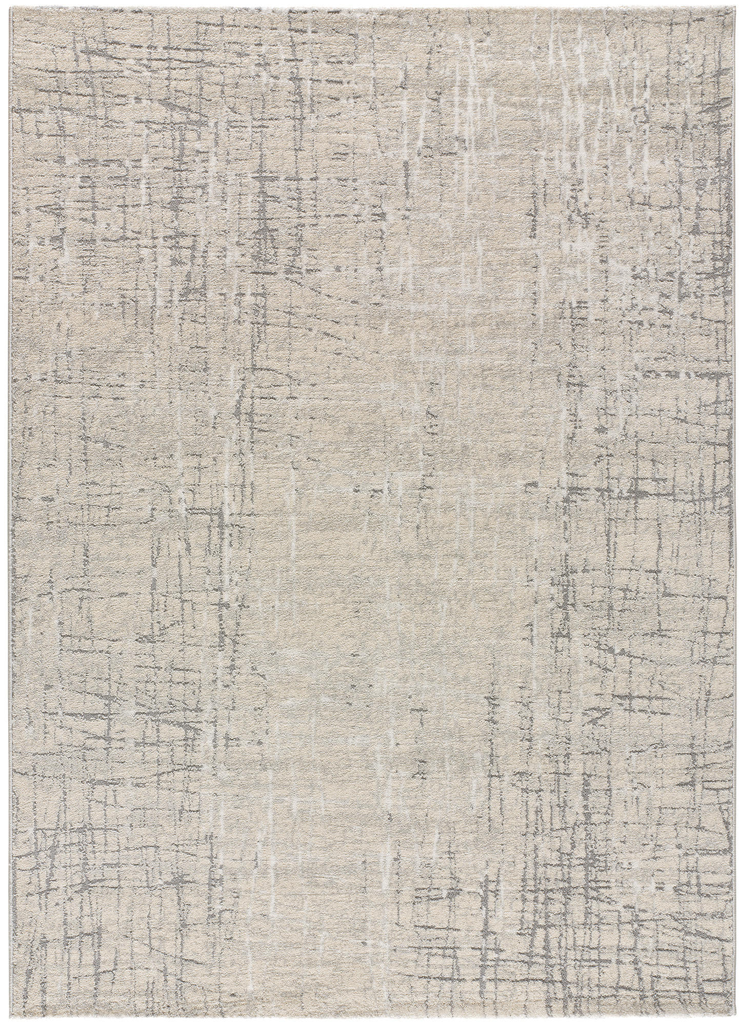 WEBTEPPICH Silber Sensation 133/190 cm - Silberfarben, Naturmaterialien/Textil (133/190cm) - Atticgo