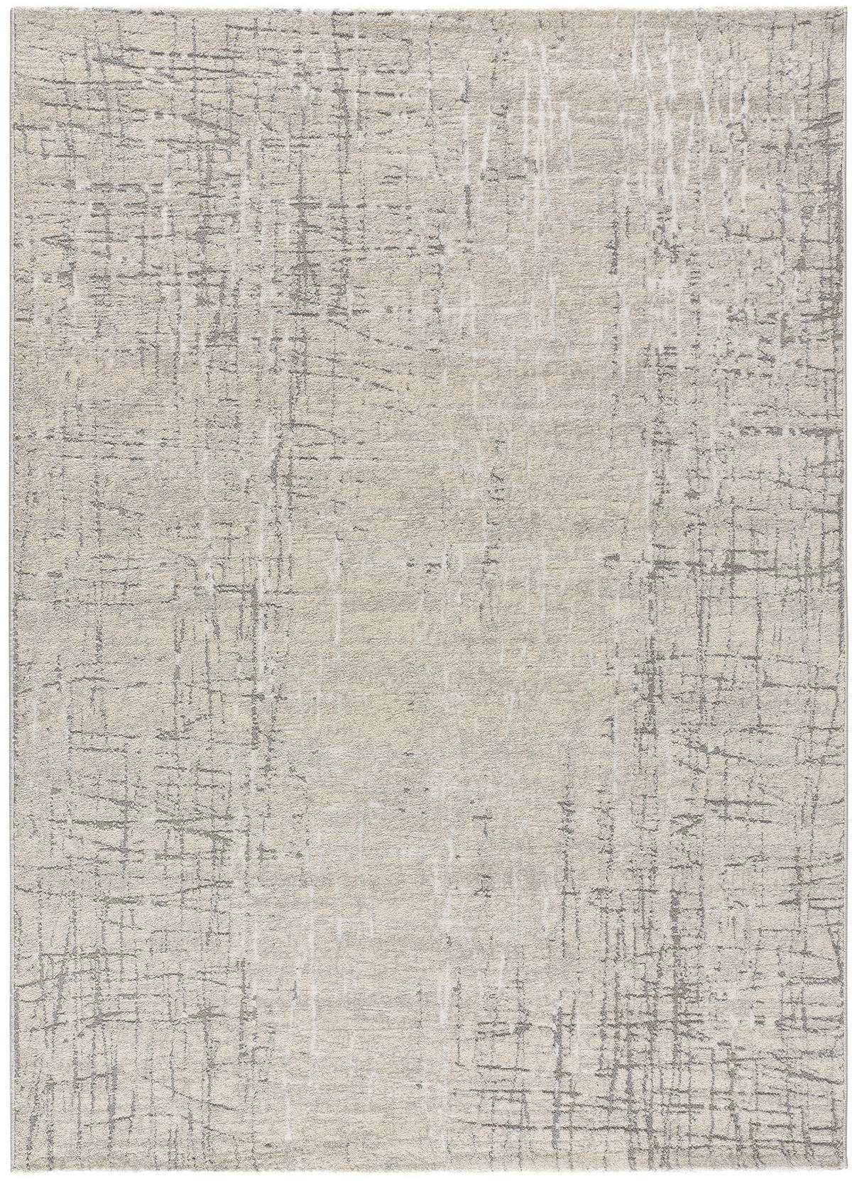 WEBTEPPICH Silber Sensation 133/190 cm - Silberfarben, Naturmaterialien/Textil (133/190cm) - Atticgo