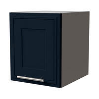 KLAPPHÄNGESCHRANK Salo W4B/30 Grau / Indigo Matt 30 / 32,5 / 36cm - Dunkelblau/Grau, Holz/Holzwerkstoff (30/36/32.5cm) - Feldmann-Wohnen