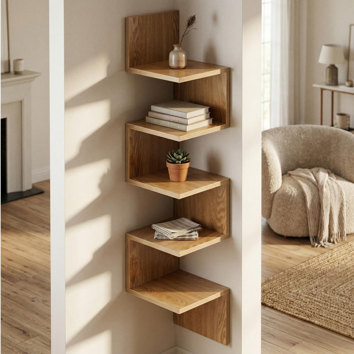 WANDREGAL Vico 22/119 cm - Braun, Holzwerkstoff (22.2/119/22.2cm) - EDAXO