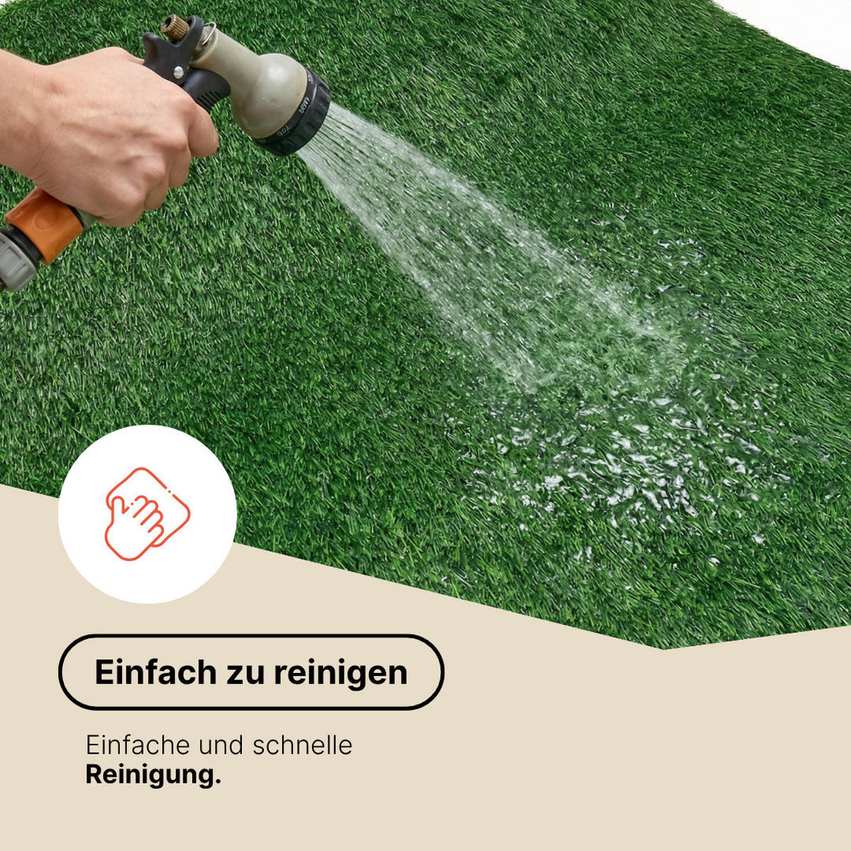 KUNSTRASEN Verde 40 mm – UV-beständig, pflegeleicht, wetterfest für Garten & Terrasse 300/250 cm - Grün, Textil (300/250cm) - Tapiso