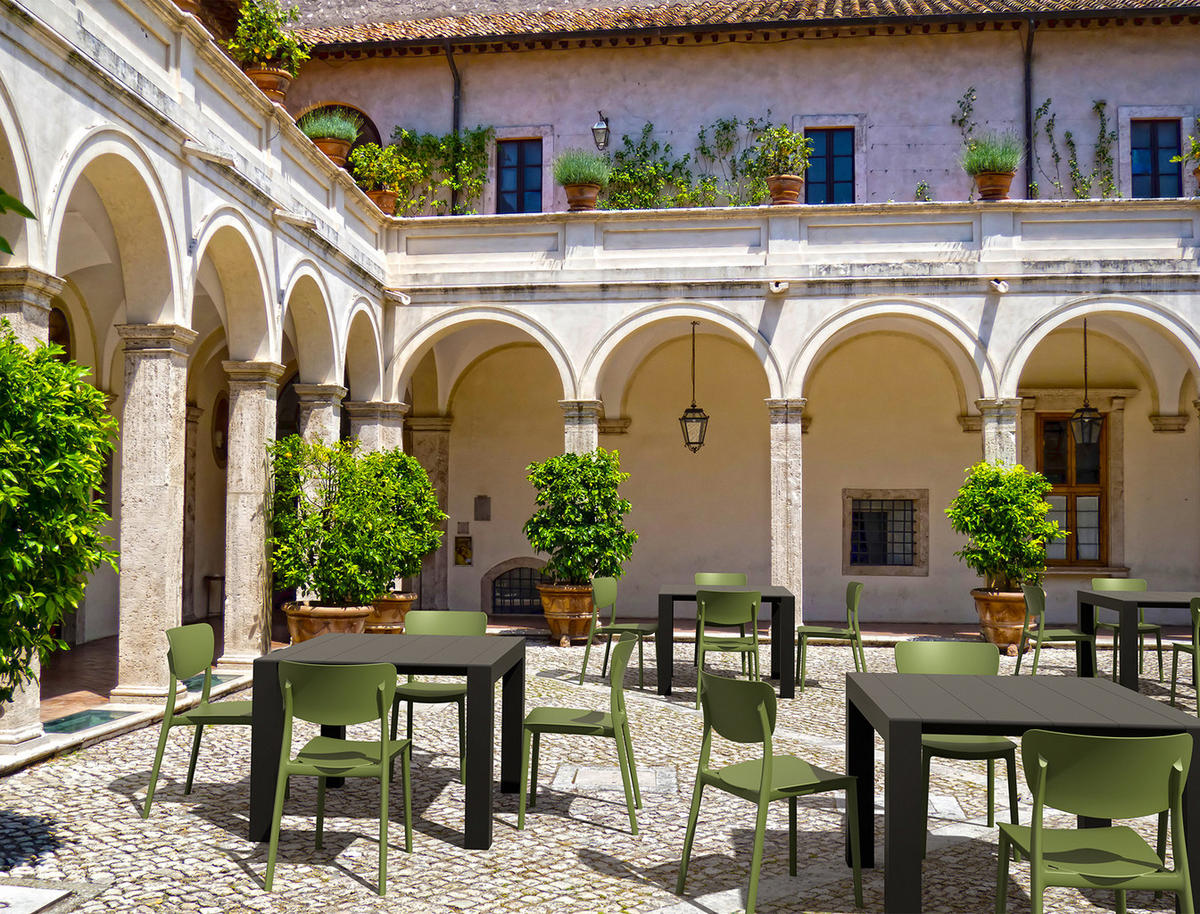 STUHL OMA grün - Olivgrün, Kunststoff (45/82/45cm) - Légia Home