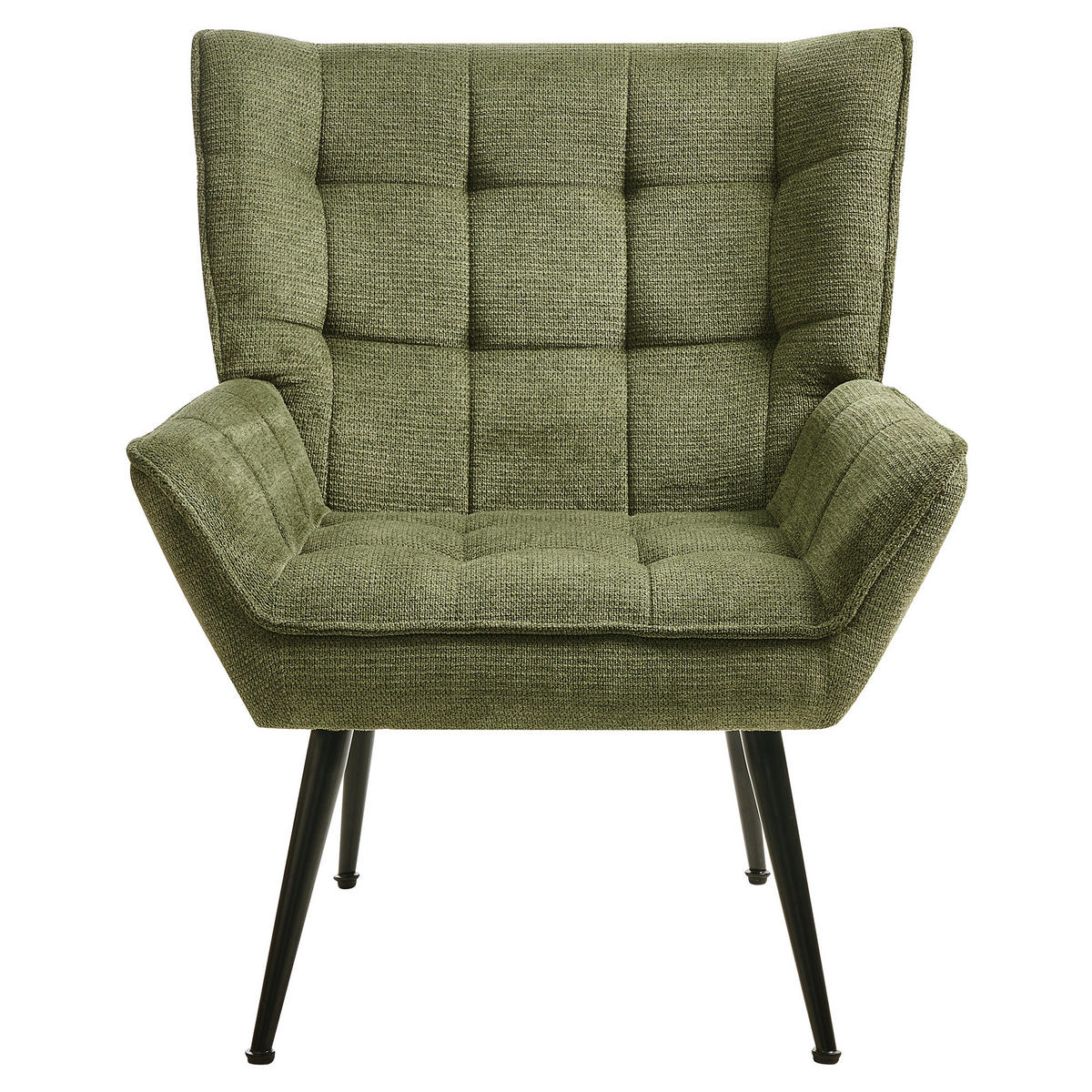 SESSEL Stoff Grün Bellingmo - Grün, Textil (75/85/60cm) - Beliani