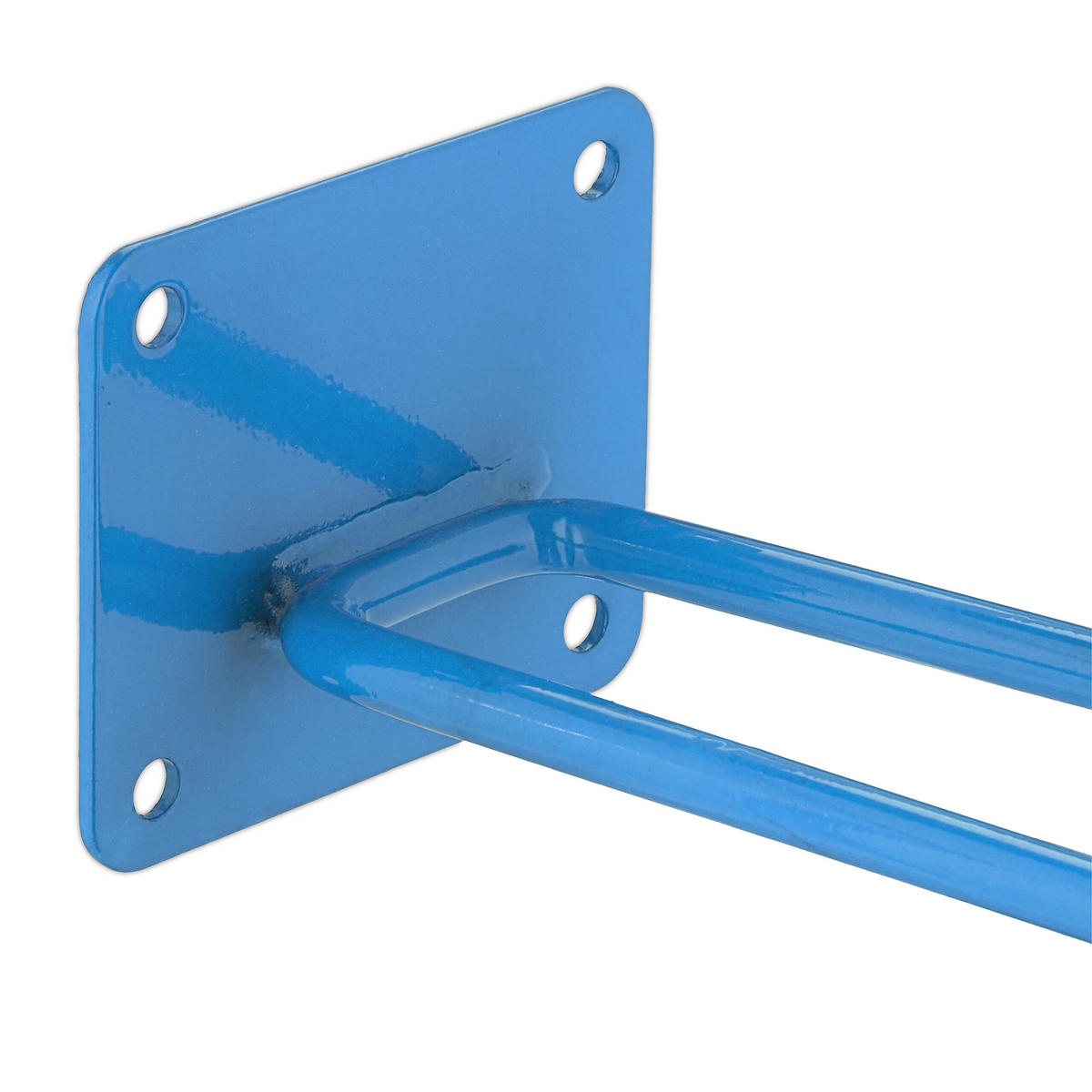 GERÄTEHALTER - Blau, Kunststoff/Metall (9/7.5/24cm) - Relaxdays