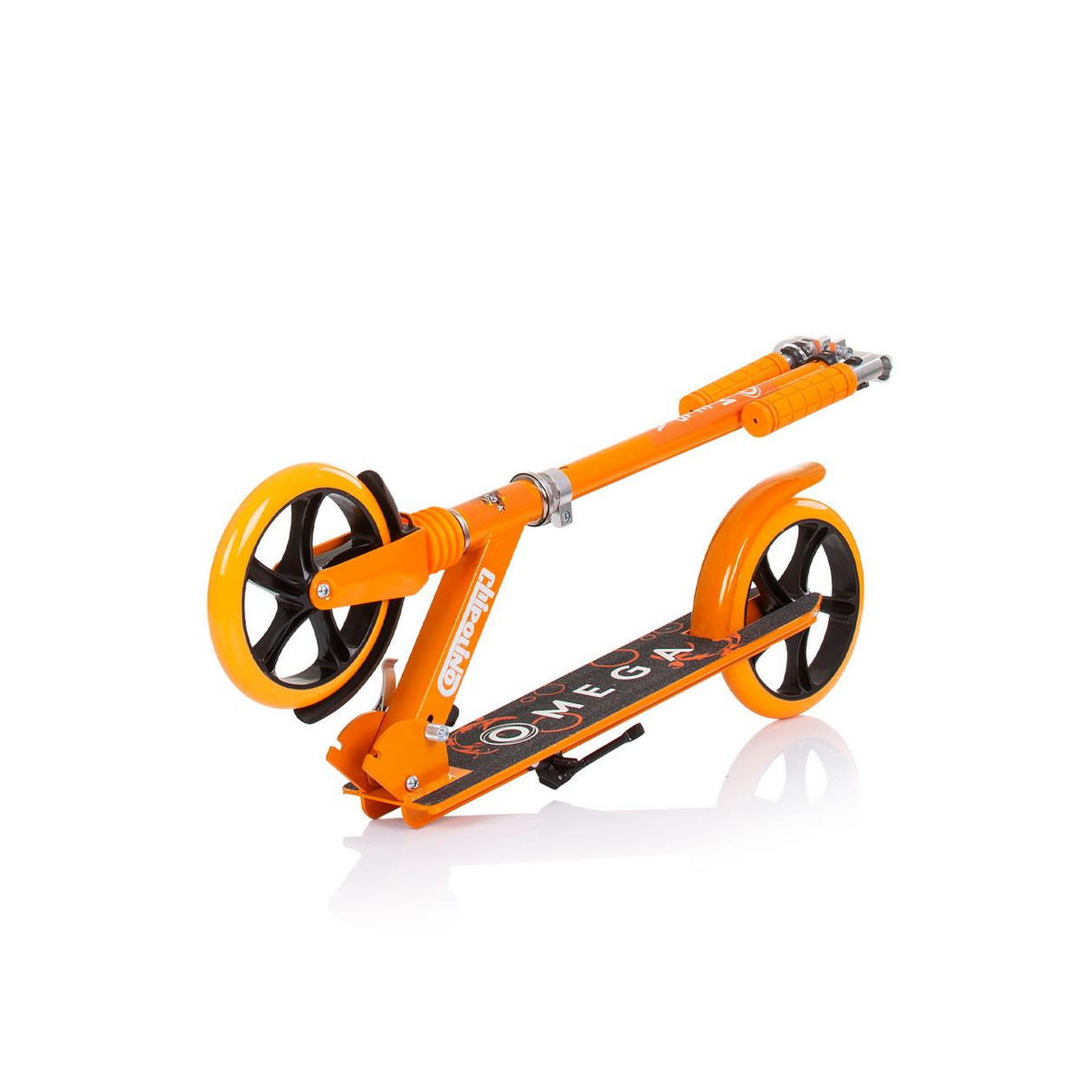 KINDERROLLER Omega orange ABEC-7 Lager verstellbar faltbar Bremse - Orange, Metall (80/34/90cm) - Chipolino