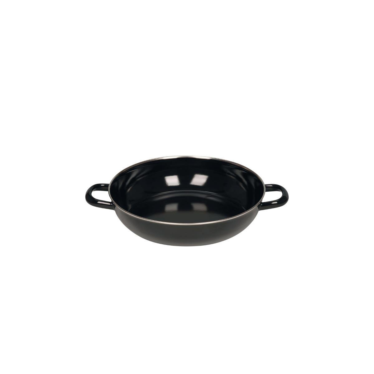 SCHMORPFANNE 15569 - Schwarz, Metall (28cm) - Riess
