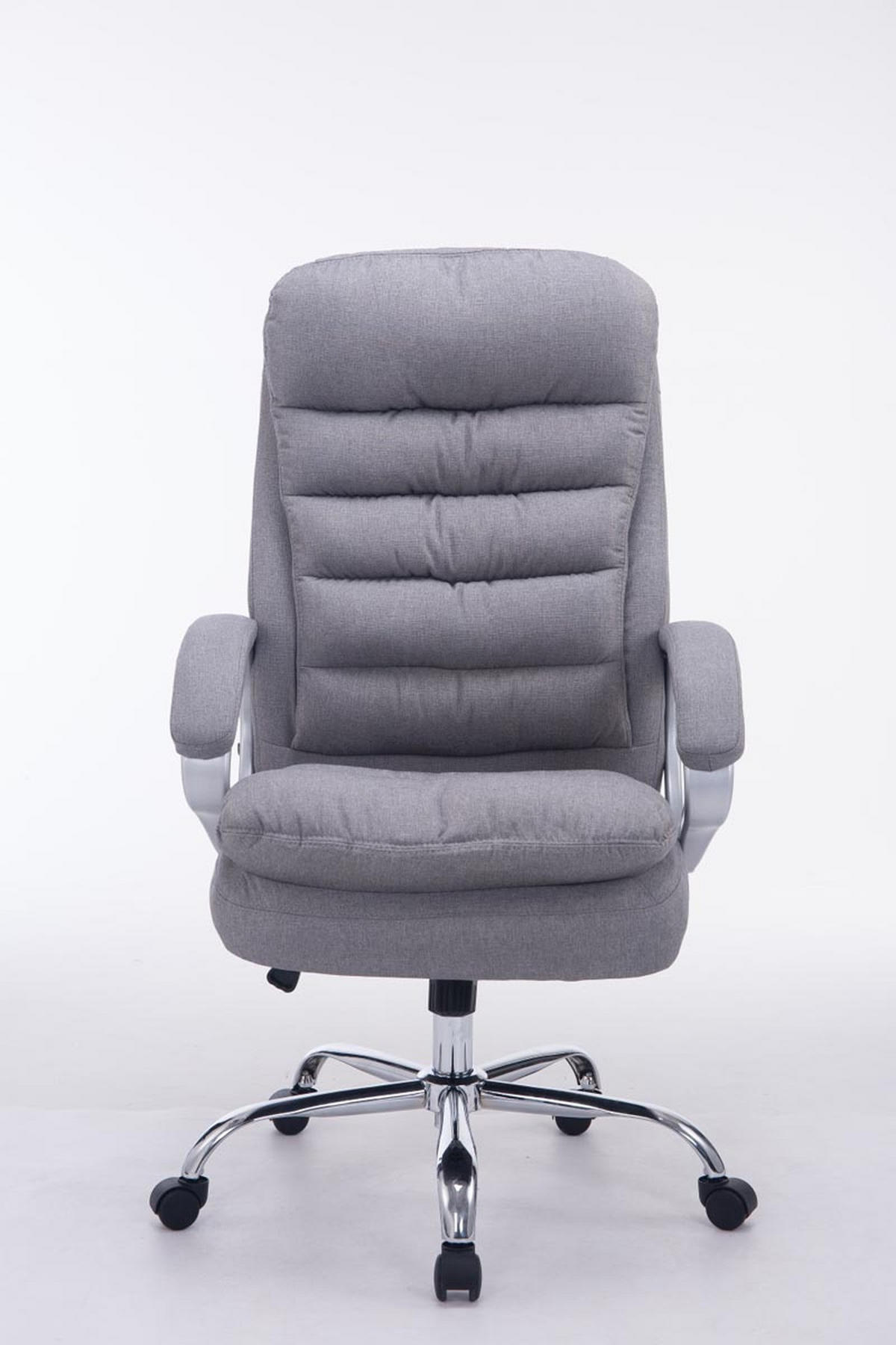 BÜROSTUHL BIG Vancom, Stoff Grau - Grau, Textil/Metall (77/122/77cm) - TPFLiving