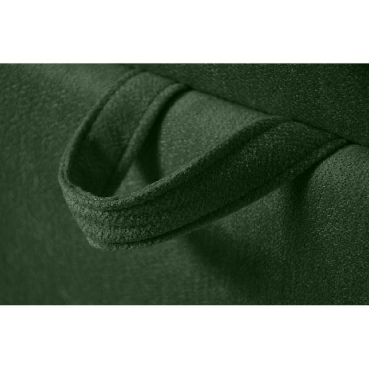BOXBETT Solido mit Bettkasten 180x200 cm grün - Schwarz/Grün, Textil/Metall (180/200cm) - Beautysofa