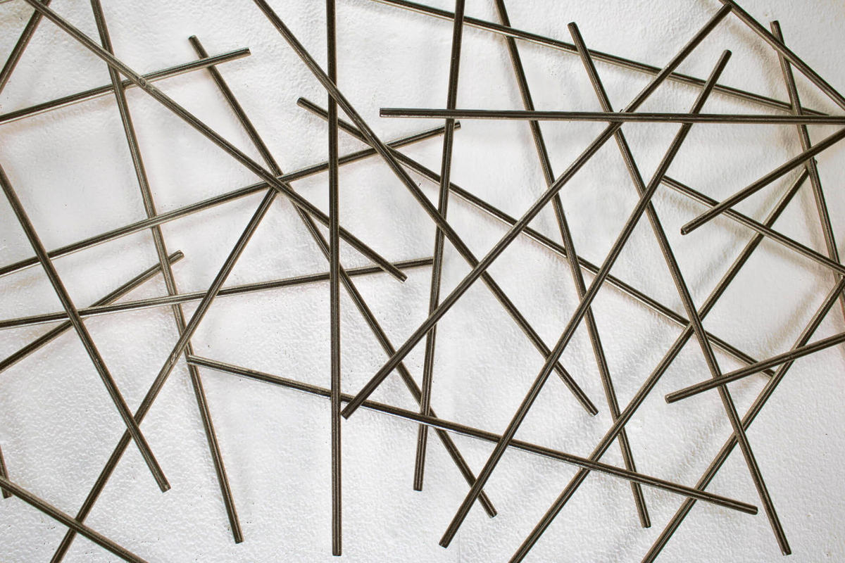 WANDDEKO Gold 150/50 cm - Goldfarben, Metall (1.6/50/4cm) - KUNSTLOFT
