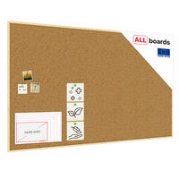 PINNWAND mit Naturholzrahmen 200x120cm - Braun, Holz (200/120/1.8cm) - ALLboards