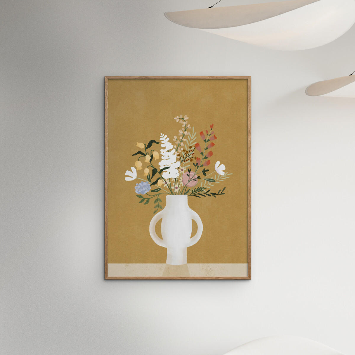 POSTER Goed Blauw - Autumn Bouquet - Braun, Papier (50/70/0.1cm) - Poster&Frame