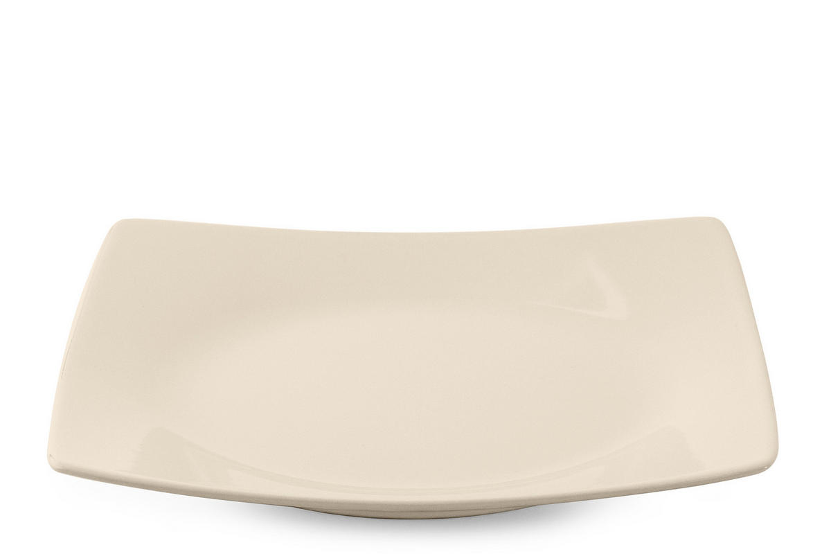 TELLERSET EPIRI Speiseteller 6 Personen 6-tlg - Beige, Keramik (25cm) - KONSIMO®
